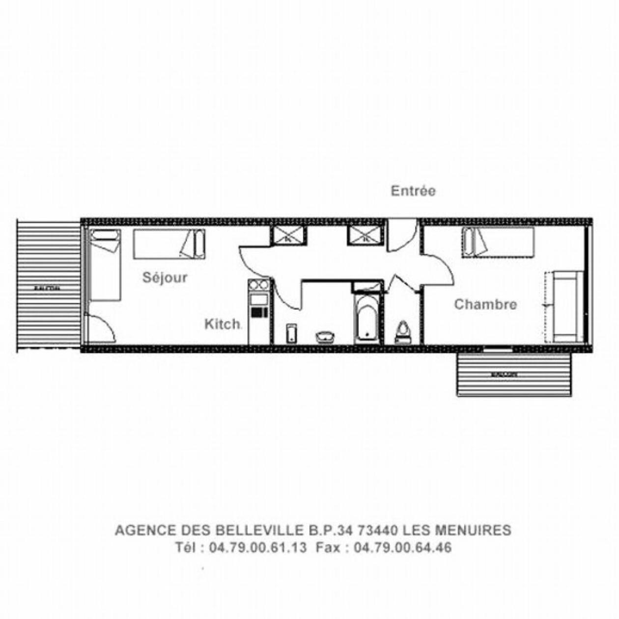 Residence Dorons - Appartement Agreable - Acces Direct Aux Pistes - Balcon Mae-2204 Сен-Мартен-дьо-Белвил Екстериор снимка